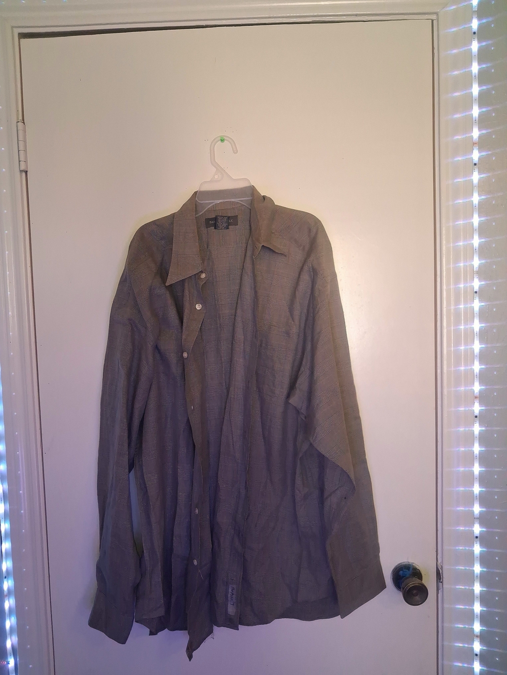 Men's Gray Button-Up Jacket